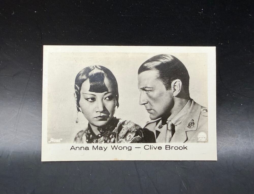 1930s Ramses Film Fotos Clive Brook Anna May Wong Tobacco Card Shanghai Express